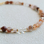 Dopamine Beaded Wave Necklace – Golden Brown Aventurine Edition - floysun