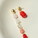 Dopamine Candy Drop Earrings – Strawberry Kiss - floysun