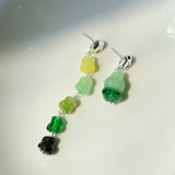 Dopamine Candy Drop Glass Earrings – Matcha Mint - floysun