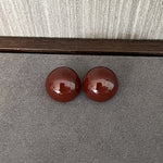 Dopamine Half - Hoop Enamel 925 Silver Earrings - floysun
