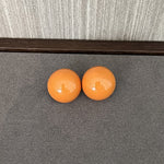 Dopamine Half - Hoop Enamel 925 Silver Earrings - floysun