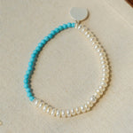 Dopamine Stacking Elastic Bracelets – Pearls & Gemstones - floysun