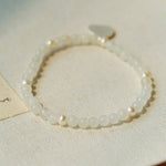 Dopamine Stacking Elastic Bracelets – Pearls & Gemstones - floysun