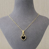 Double - sided Love Lock Pendant Necklace - floysun
