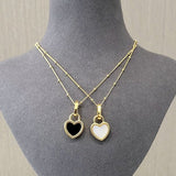 Double - sided Love Lock Pendant Necklace - floysun