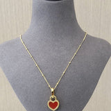 Double - sided Love Lock Pendant Necklace - floysun