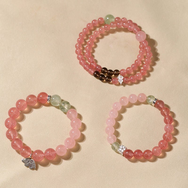 Dream Energy Crystal Bracelet - Double Layer Gourd Style - floysun