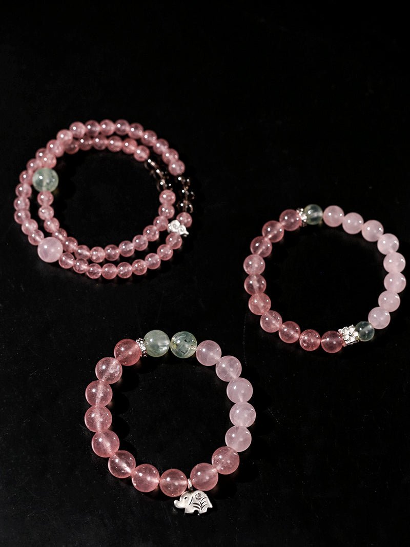Dream Energy Crystal Bracelet - Elephant Charm - floysun