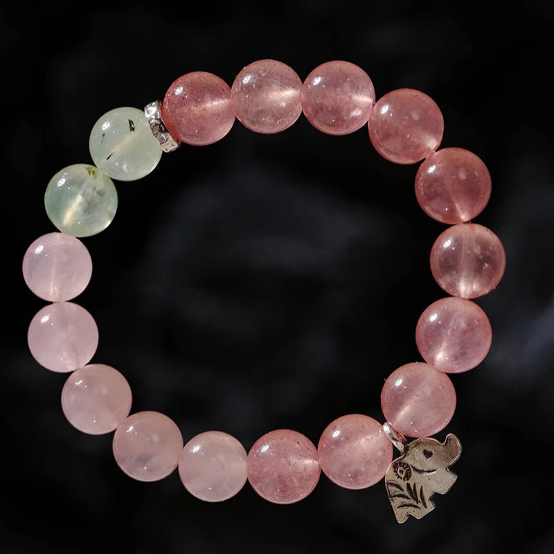 Dream Energy Crystal Bracelet - Elephant Charm - floysun