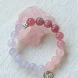 Dream Energy Crystal Bracelet - Lotus Charm Bracelet - floysun
