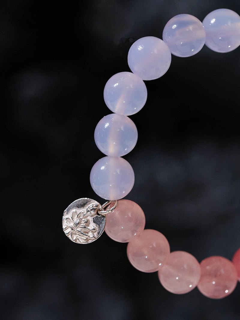 Dream Energy Crystal Bracelet - Lotus Charm Bracelet - floysun