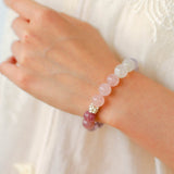 Dream Energy Crystal Bracelet - Lotus Charm Bracelet - floysun