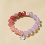 Dream Energy Crystal Bracelet - Lotus Charm Bracelet - floysun