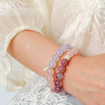 Dream Energy Crystal Bracelet - Peach Blossom Charm Bracelet - floysun