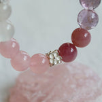 Dream Energy Crystal Bracelet - Peach Blossom Charm Bracelet - floysun