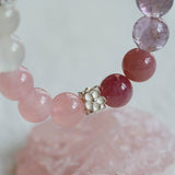 Dream Energy Crystal Bracelet - Peach Blossom Charm Bracelet - floysun