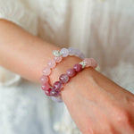 Dream Energy Crystal Bracelet - Peach Blossom Charm Bracelet - floysun