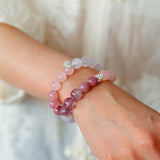 Dream Energy Crystal Bracelet - Peach Blossom Charm Bracelet - floysun