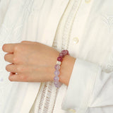 Dream Energy Crystal Bracelet - Peach Blossom Charm Bracelet - floysun