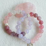 Dream Energy Crystal Bracelet - Peach Blossom Charm Bracelet - floysun