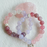 Dream Energy Crystal Bracelet - Peach Blossom Charm Bracelet - floysun