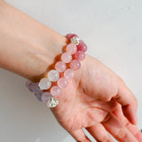 Dream Energy Crystal Bracelet - Peach Blossom Charm Bracelet - floysun