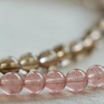 Dream Energy Crystal Bracelet - Triple - Layer Rose Quartz Mix - floysun