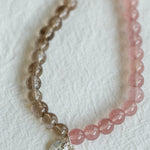 Dream Energy Crystal Bracelet - Triple - Layer Rose Quartz Mix - floysun