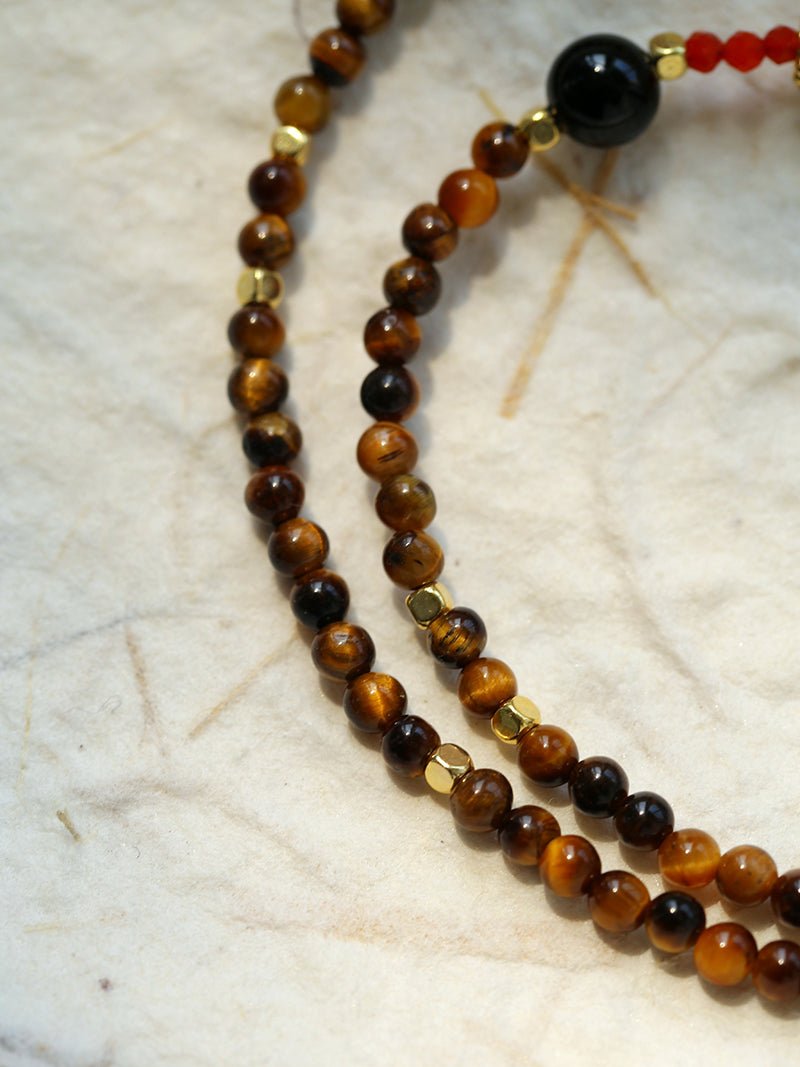 Dream Island Lucky Elephant Beaded Necklace - floysun