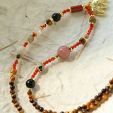 Dream Island Lucky Elephant Beaded Necklace - floysun