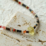 Dreamy Lemon Quartz Beaded Necklace - floysun
