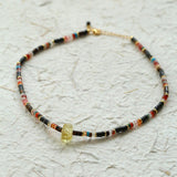 Dreamy Lemon Quartz Beaded Necklace - floysun