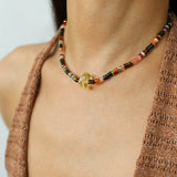 Dreamy Lemon Quartz Beaded Necklace - floysun