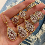 Dual - Wear Gold Silver Two - Tone Hollow Leaf Drop Earrings - floysun