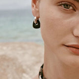 Ebony Harmony Hoop Earrings - floysun