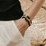Ebony Wood Elliptic Bracelet - floysun