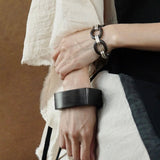 Ebony Wood Elliptic Bracelet - floysun