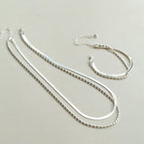 Effortless Layers 925 Silver Double Chain Bracelet - floysun