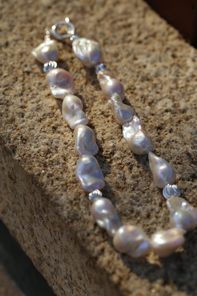 Elegant Baroque Pearl Classic Choker Necklace - floysun