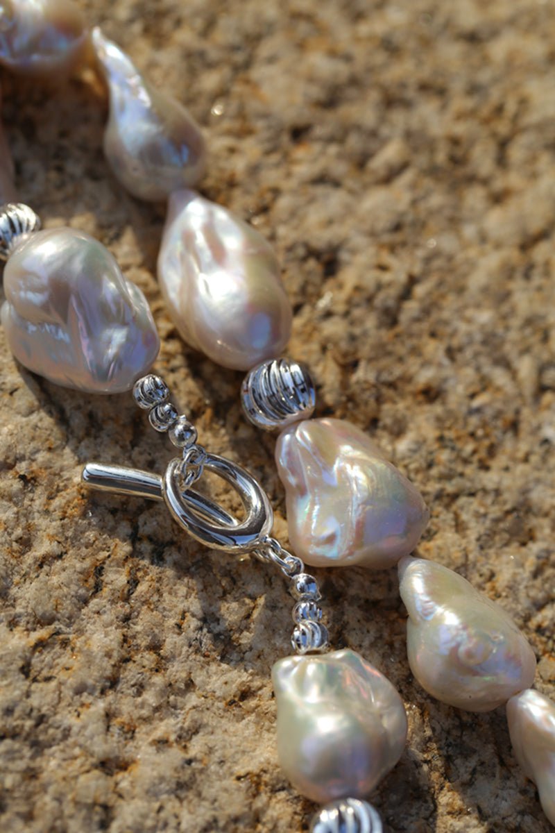 Elegant Baroque Pearl Classic Choker Necklace - floysun