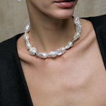 Elegant Baroque Pearl Classic Choker Necklace - floysun