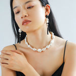 Elegant Baroque Pearl Classic Choker Necklace - floysun