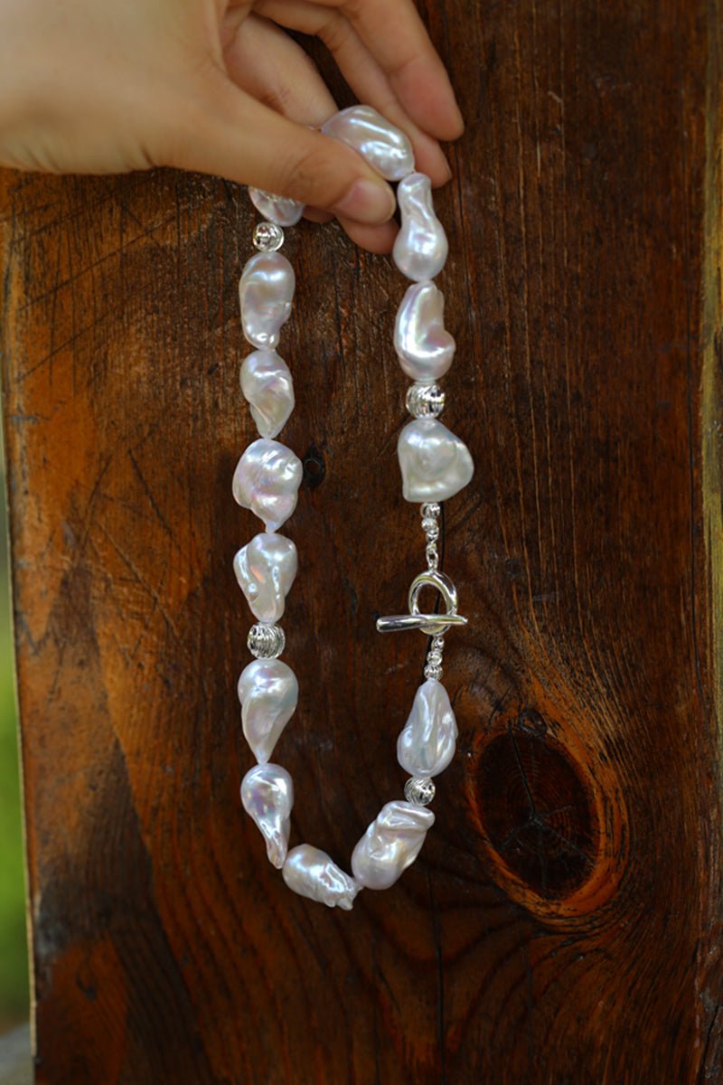 Elegant Baroque Pearl Classic Choker Necklace - floysun