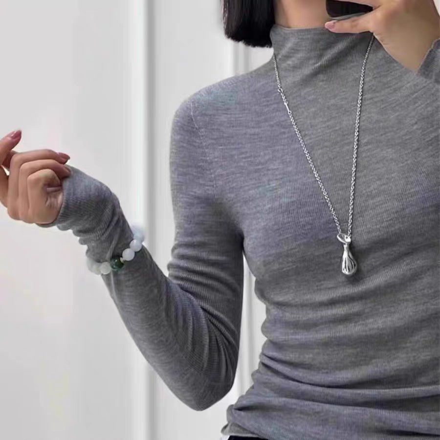 Elegant Water Bottle Vintage Woven Bag Long Necklace - floysun