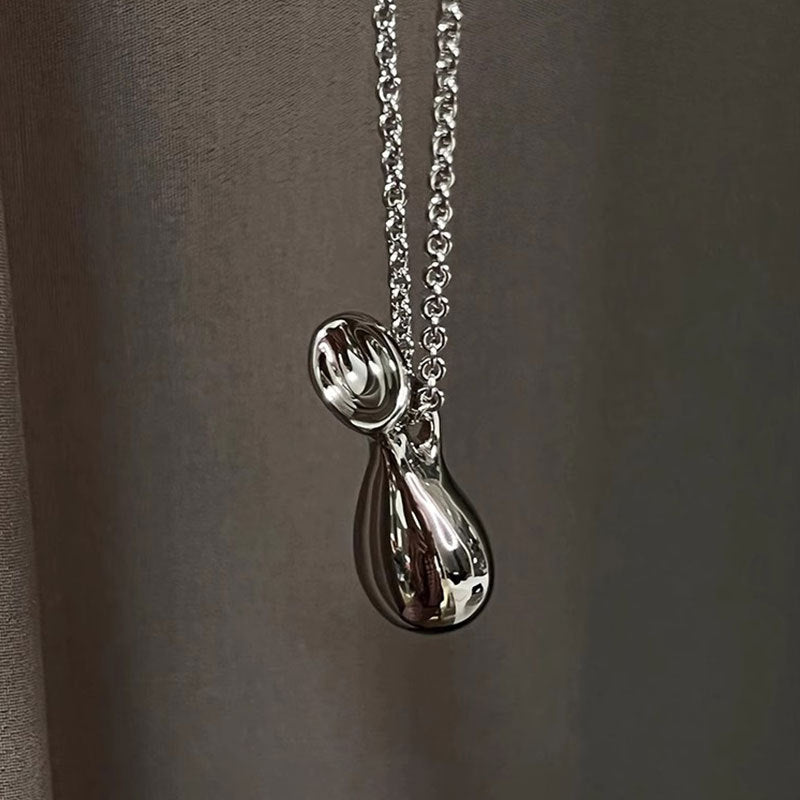 Elegant Water Bottle Vintage Woven Bag Long Necklace - floysun