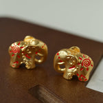 Elephant Totem Stud Earrings - floysun