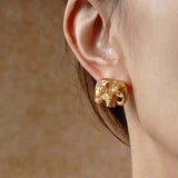 Elephant Totem Stud Earrings - floysun