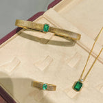 Emerald Perfume Bottle Necklace - floysun