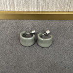 Enamel Candy Color C - Huggie Earrings - floysun