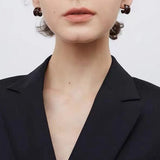 Enamel Candy Color C - Huggie Earrings - floysun
